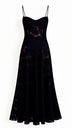 Kvinders Transparent Maxi Kjole med Blomsterdesign 10