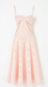 Kvinders Transparent Maxi Kjole med Blomsterdesign 9