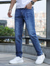 Mænds Denimjeans med Medium Stretch - Klassisk 5-Lommers Design