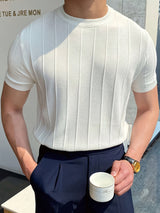 Mænds Elegant Knap Ned Skjorte