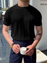 Mænds Elegant Knap Ned Skjorte