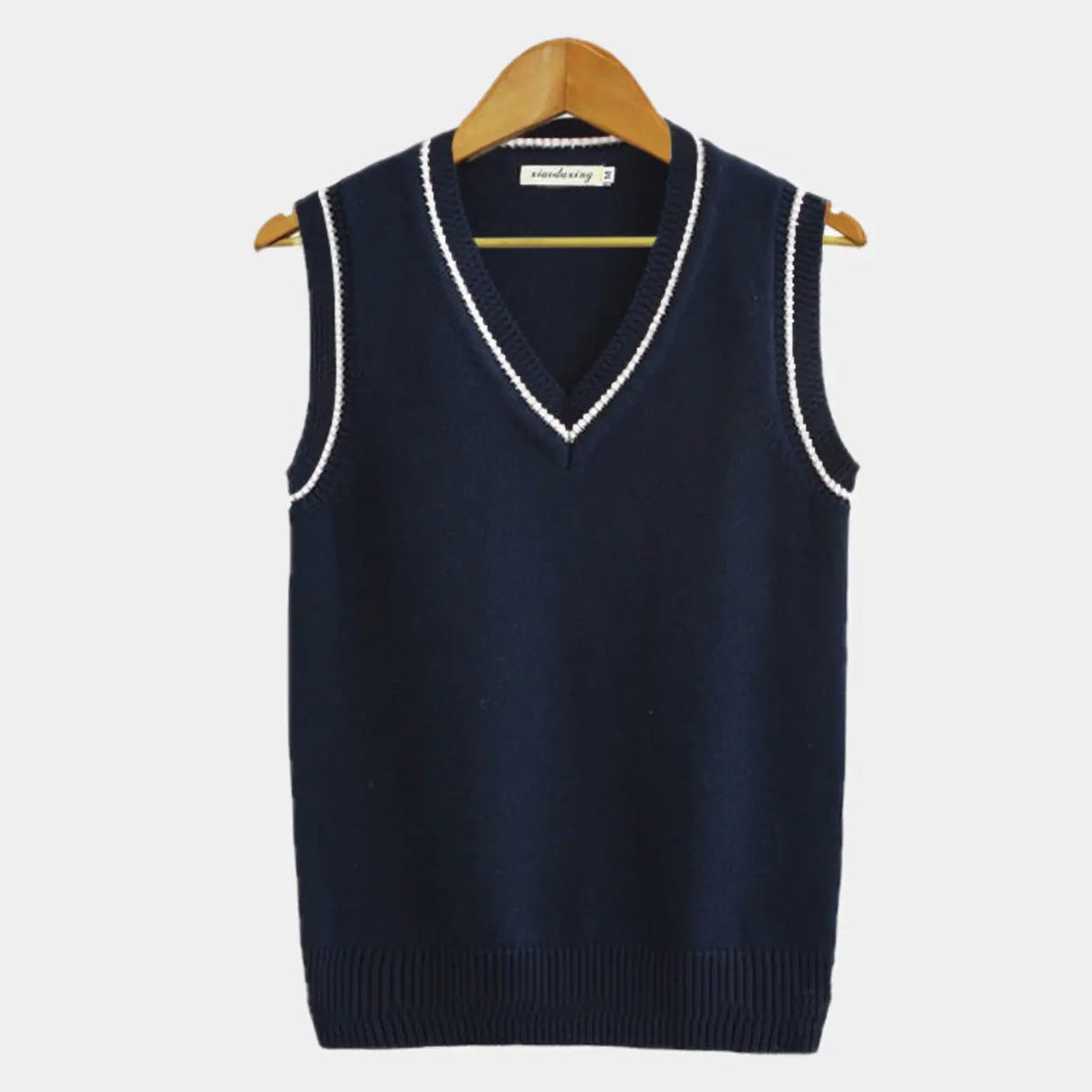 Mænds Klassisk Ærmeløs Sweater
