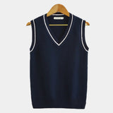 Mænds Klassisk Ærmeløs Sweater