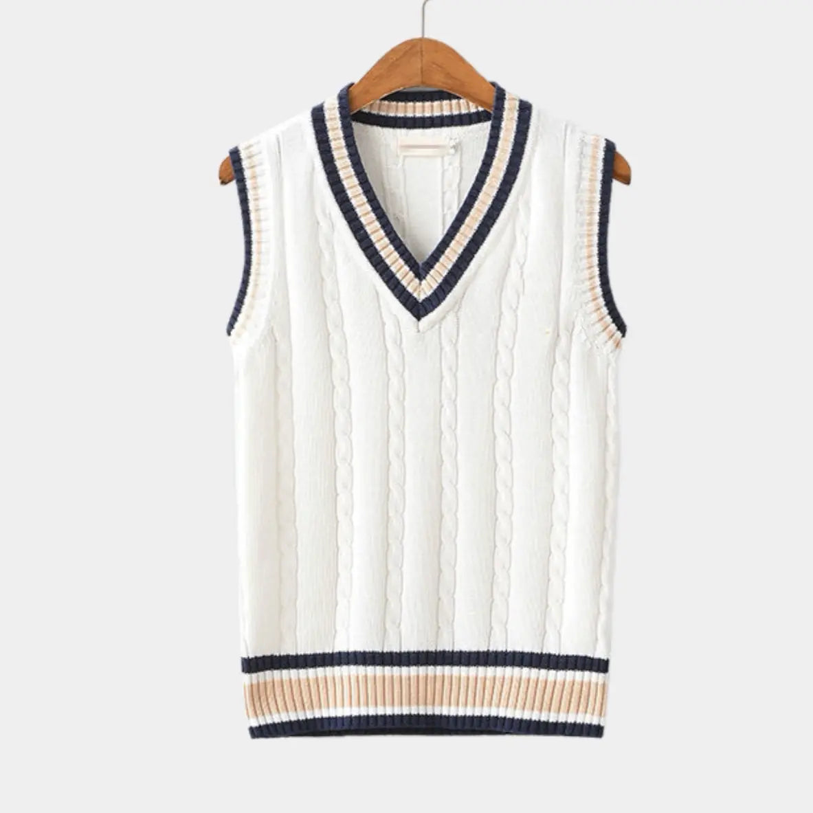 Mænds Klassisk Ærmeløs Sweater