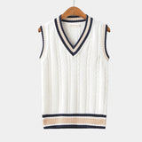 Mænds Klassisk Ærmeløs Sweater
