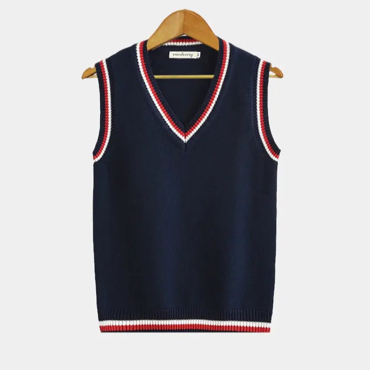 Mænds Klassisk Ærmeløs Sweater