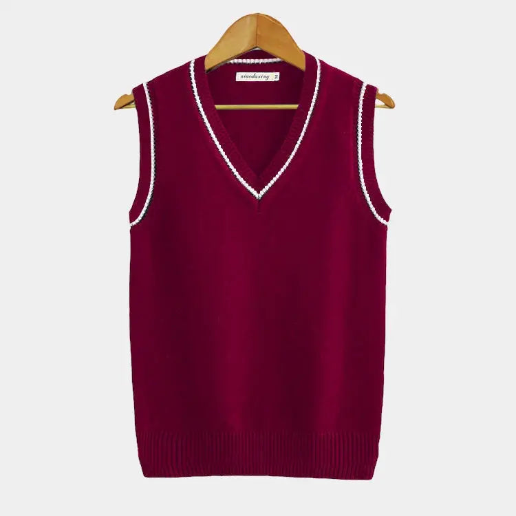 Mænds Klassisk Ærmeløs Sweater