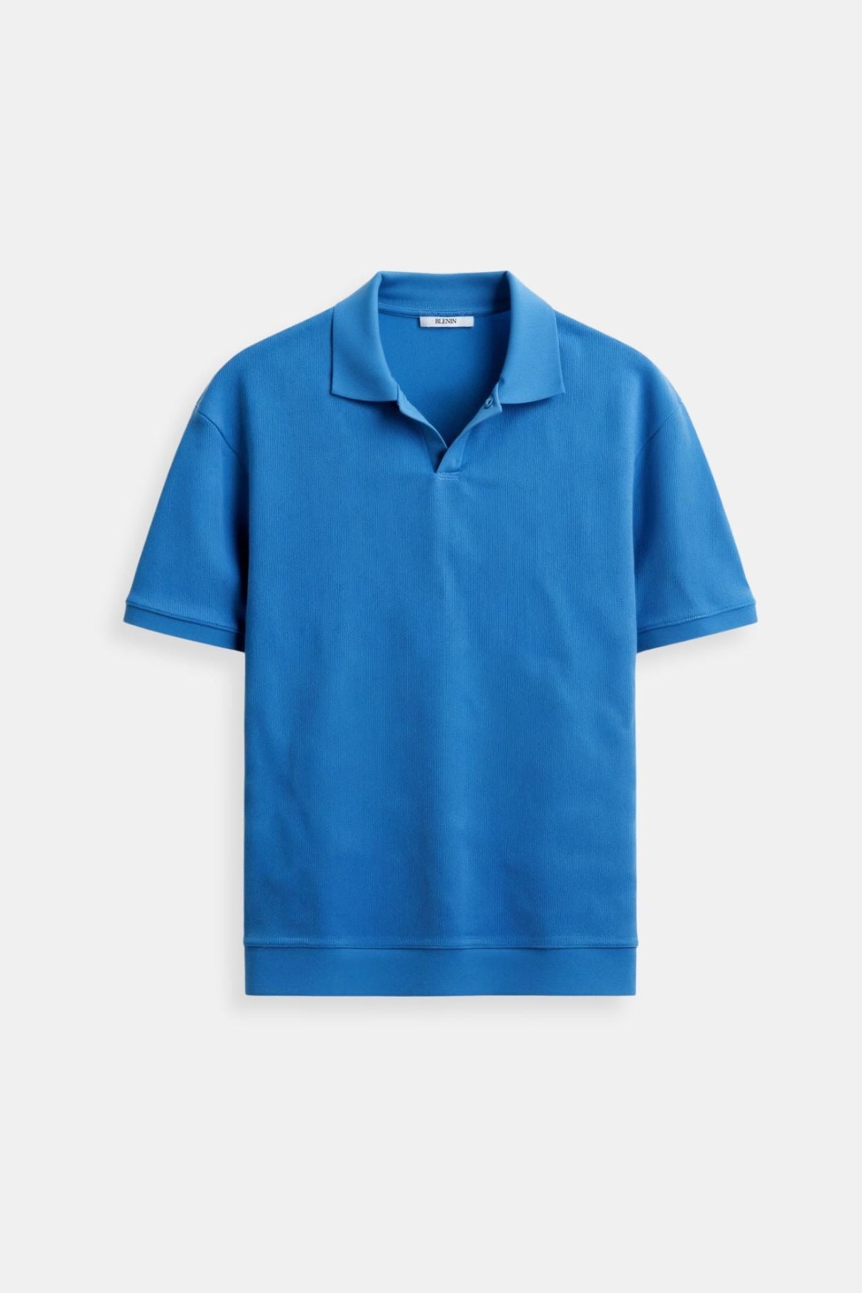 Mænds Kortærmet Poloshirt med V-hals