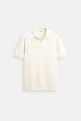 Mænds Kortærmet Poloshirt med V-hals