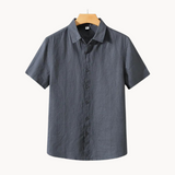 Mænds Linned Skjorte med Knapper