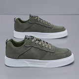 Mænds Low-Top Sneakers i Ruskind