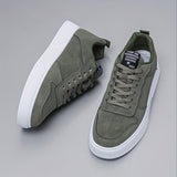 Mænds Low-Top Sneakers i Ruskind