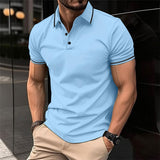 Mænds Poloshirt med Klassisk Stil