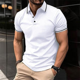 Mænds Poloshirt med Klassisk Stil
