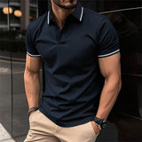 Mænds Poloshirt med Klassisk Stil