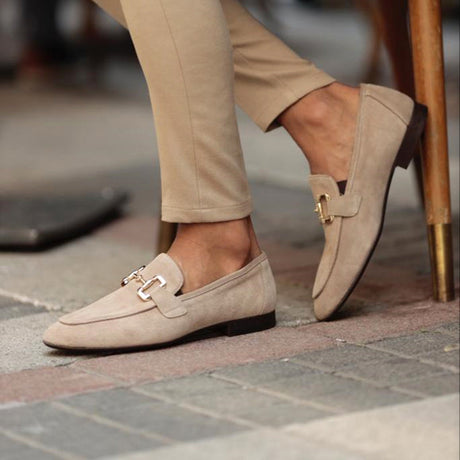 Mænds Ruskinds Slip-On Loafers