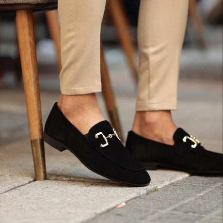Mænds Ruskinds Slip-On Loafers