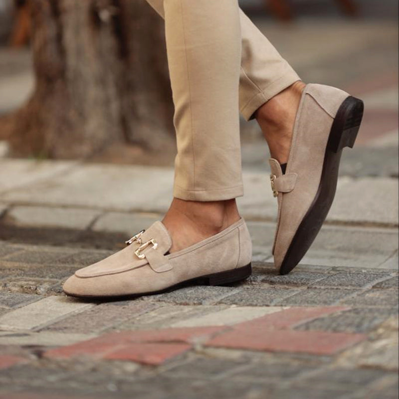 Mænds Ruskinds Slip-On Loafers