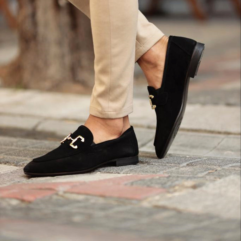 Mænds Ruskinds Slip-On Loafers