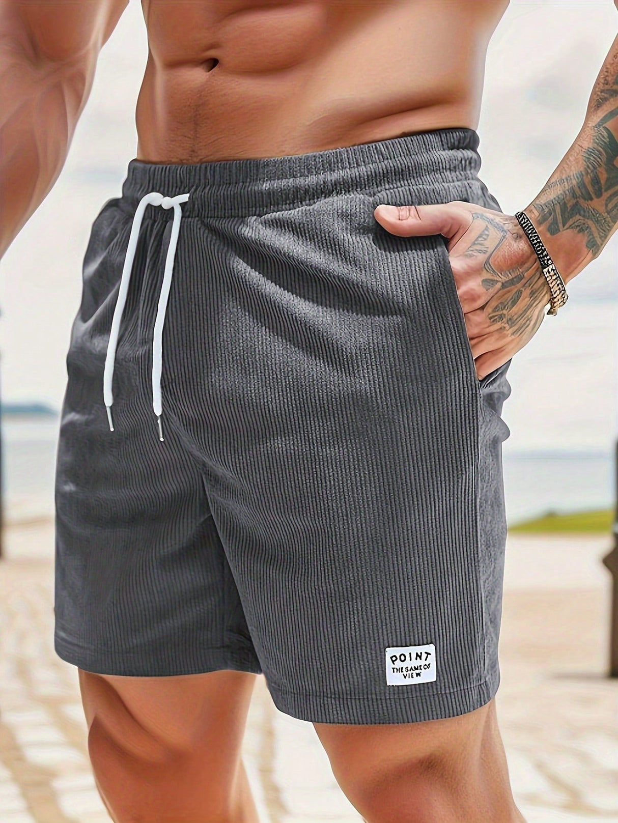 Mænds Sommershorts med Snoretræk