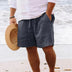 Mænds Linnedshorts - Åndbar Sommerstil 3