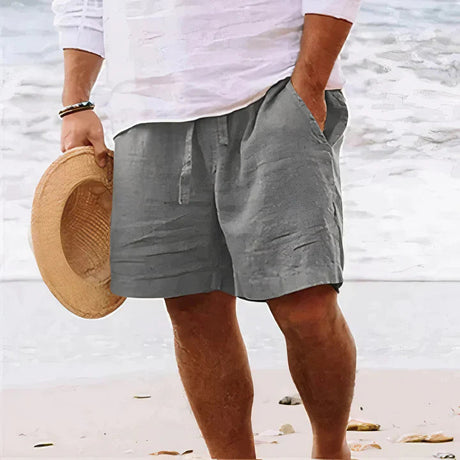 Mænds Linnedshorts - Åndbar Sommerstil 4