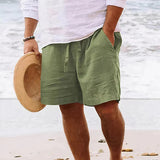 Mænds Linnedshorts - Åndbar Sommerstil 5