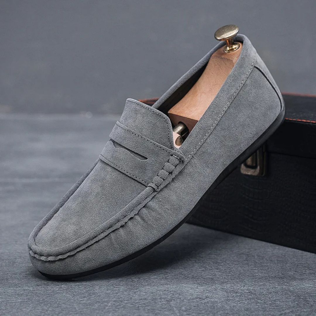 Mænds Loafers i Ruskind med Gummisål - Komfort og Stil 2