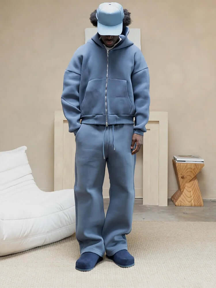 Træningssæt Mænd Oversized Hættetrøje og Bukser 1