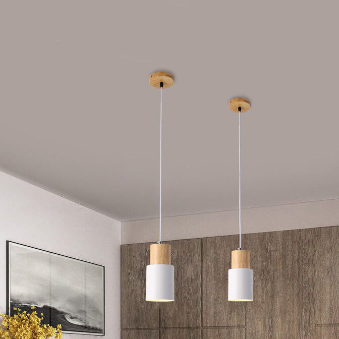 Cylinder Aluminium 1-lys LED Pendellampe Moderne Design