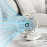 Elegant Bærbar Ventilator | Stilfuld, Sammenklappelig Ventilator for Komfort