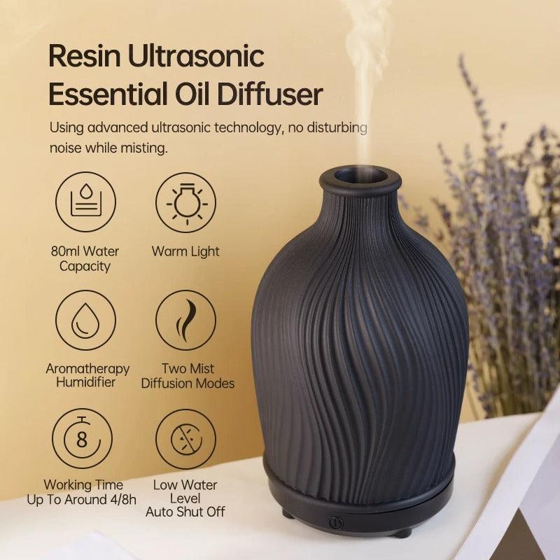 Polyresin Aroma Diffuser og Luftfugter med USB-tilslutning