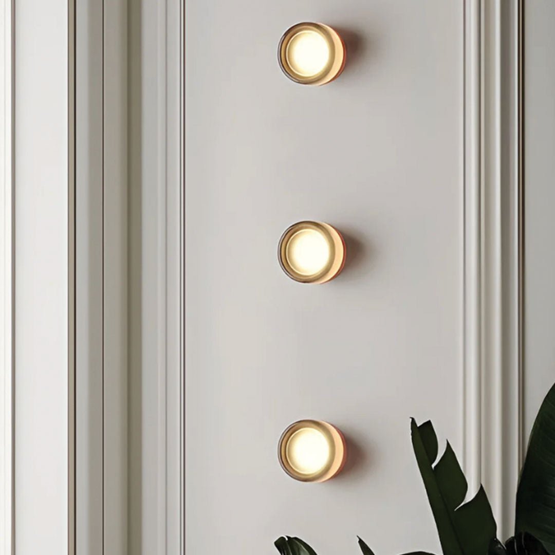Moderne Cirkulær Akryl Væglampe LED