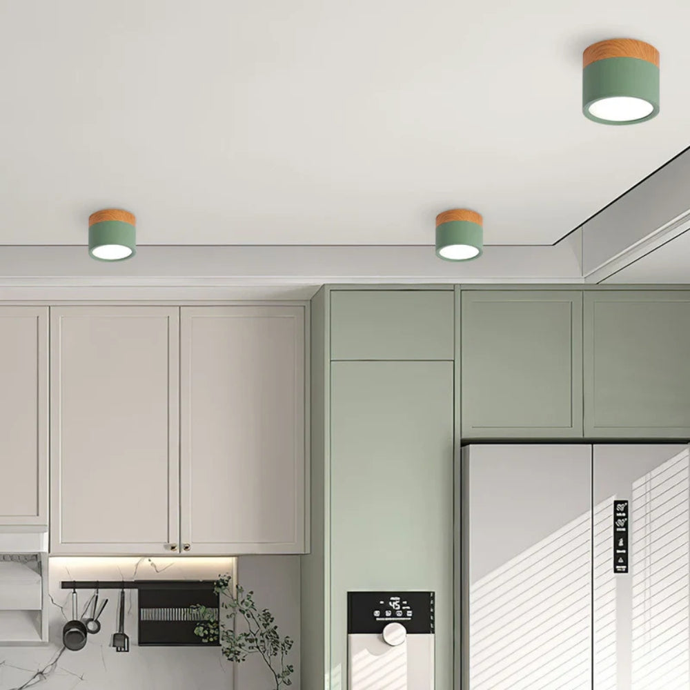 Moderne Cylinderformet LED Loftlampe – Kompakt & Stilfuldt Design