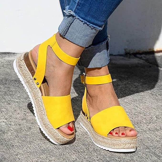 Sommer Platform Espadrille Sandaler til Damer