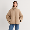 Women's Teddy Fleece Jacket – Soft, Warm & Minimalist Design
