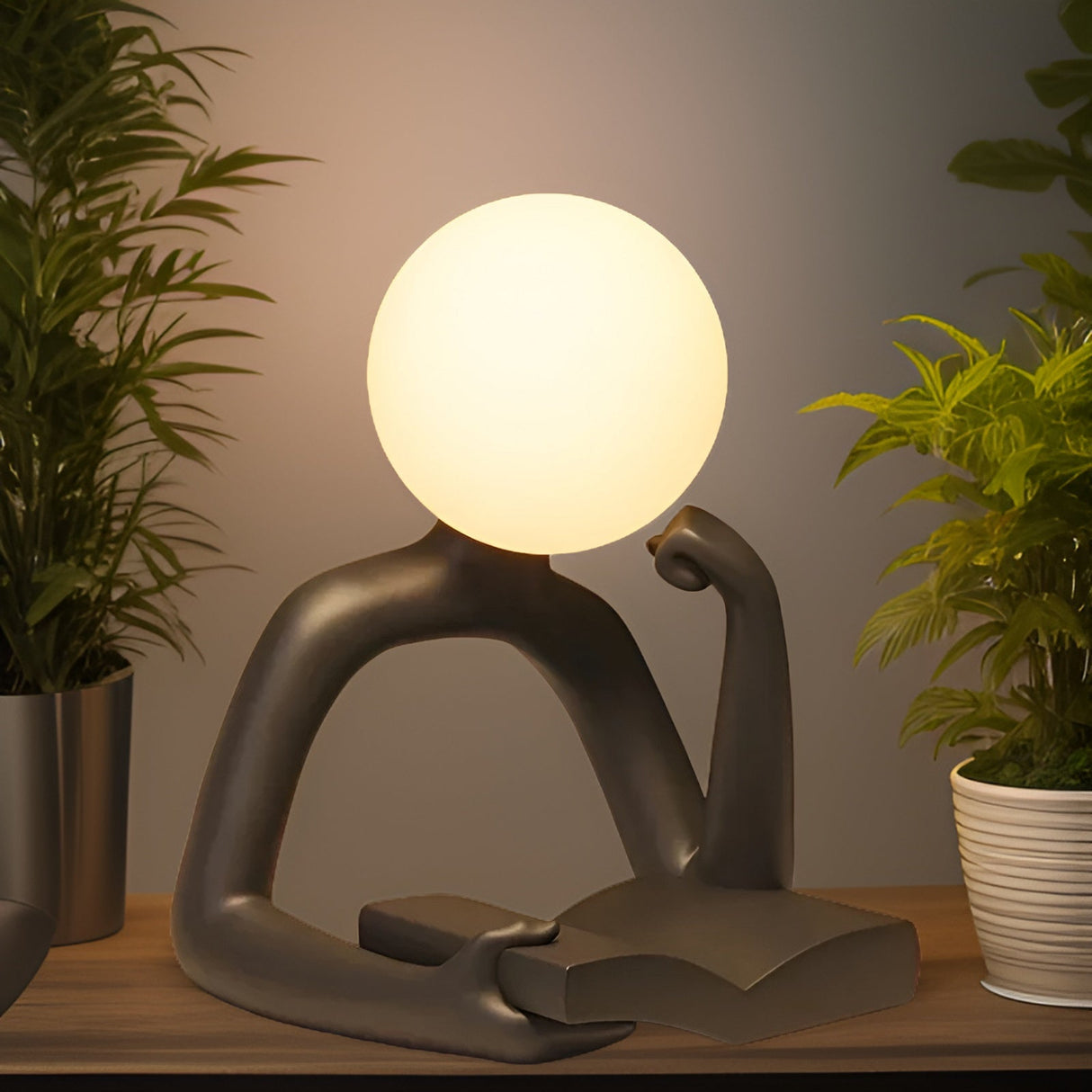 Trådløs Bordlampe - Elegant Dekorativ Belysning