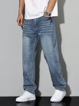 Herre Baggy Jeans – Relaxed Fit Cowboybukser med Streetwear Look