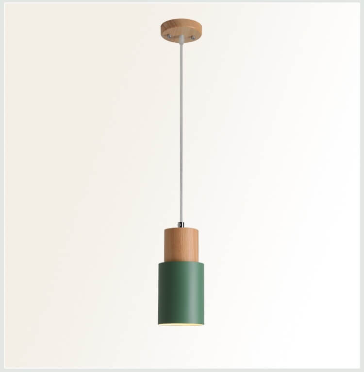 Cylinder Aluminium 1-lys LED Pendellampe Moderne Design