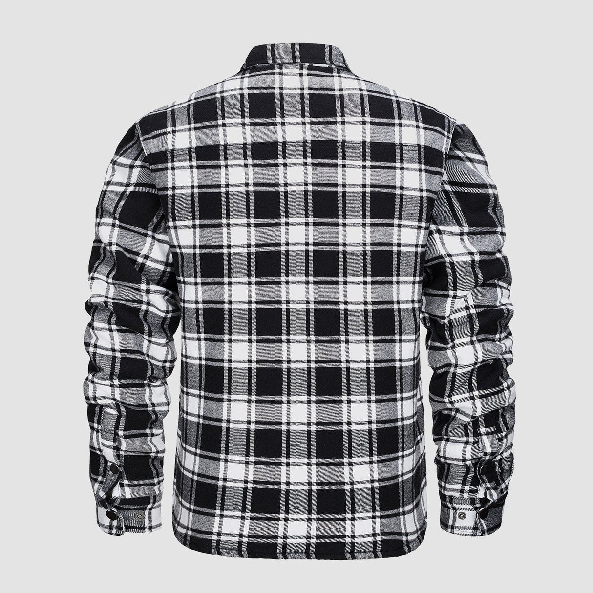 Herre Flannel Vintervest med Vatteret Foring