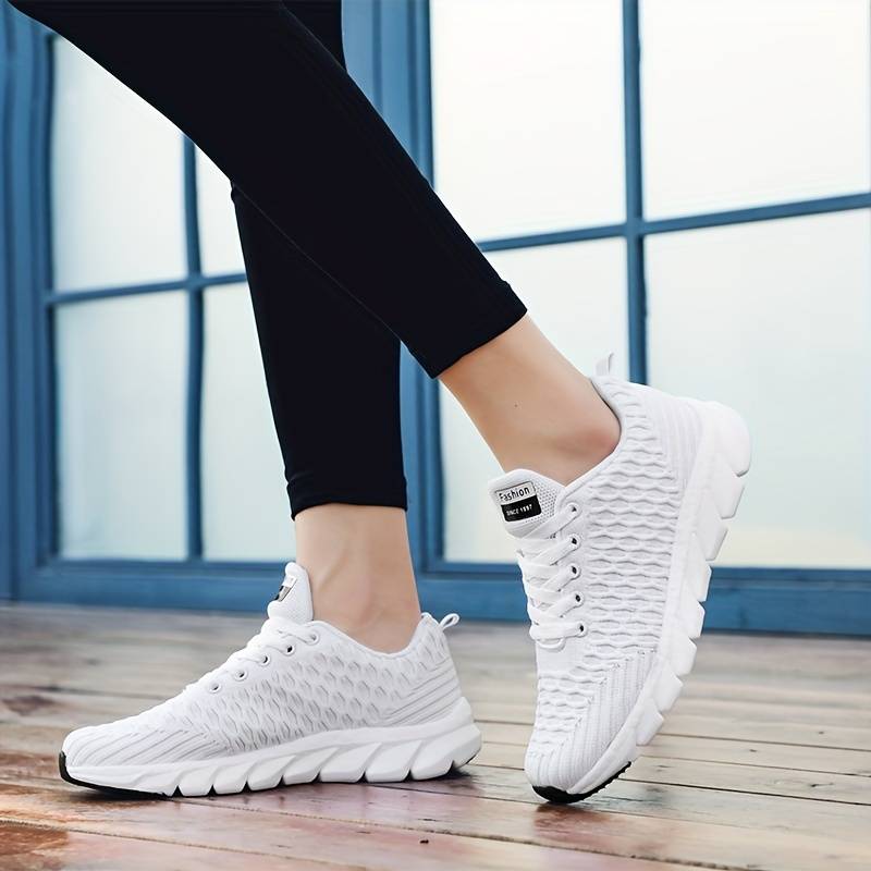Komfortable Dame Sneakers med Memory Foam Indersål