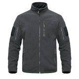 Herren Fleecejacke – Warme Softshell Outdoorjacke mit Reißverschluss