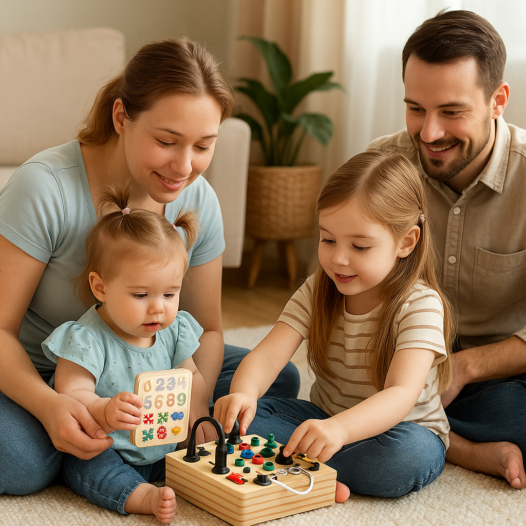 LumiBoard - Montessori Prikbræt til Børn med LED Lys