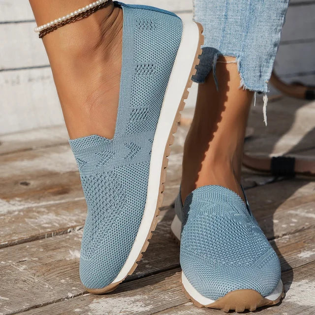 Ortopædiske Dame Slip-ons - Komfortable Slip-ons med Åndbar Fodseng