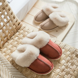 Dame Puszyste Kapcie – Ciepłe Miękkie Zimowe Kapcie Domowe