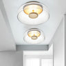 Elegant LED Loftlampe i Glas og Metal
