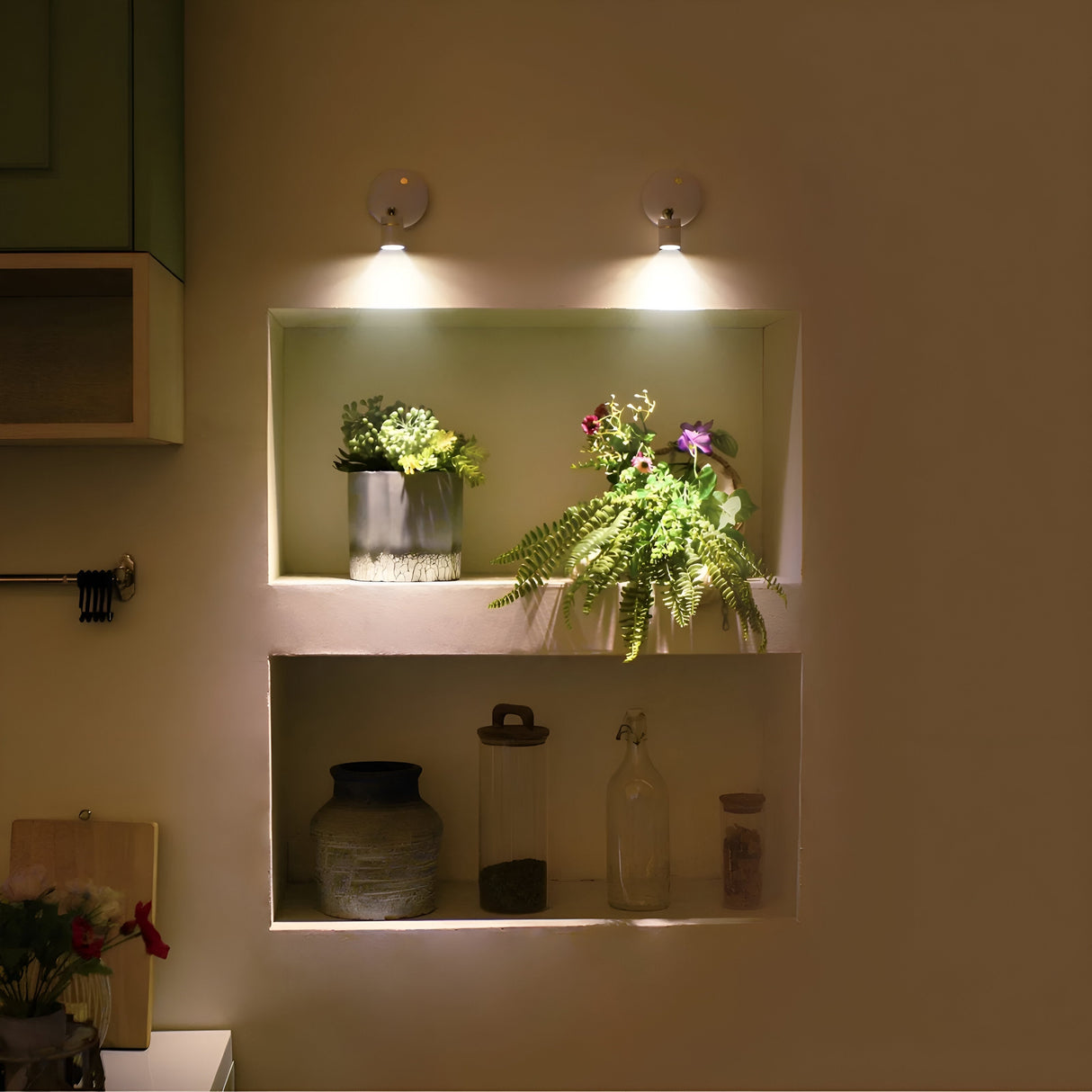Atmospheric plant lamp – Decorative accent lighting for indoor use