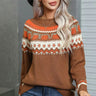 Lady Winter Knit – Nordic Knit Sweater with Atmospheric Pattern