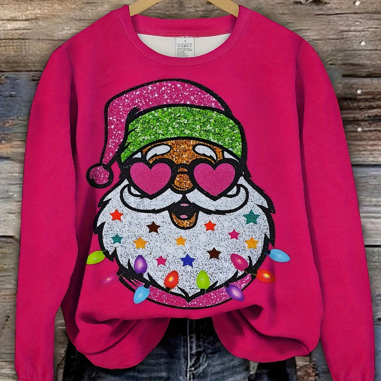 Glad Santa Juletrøje til Damer – Komfortabel Vinter Sweater