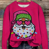 Glad Santa Juletrøje til Damer – Komfortabel Vinter Sweater